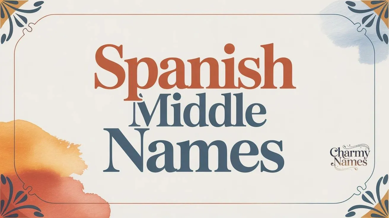 spanish middle names