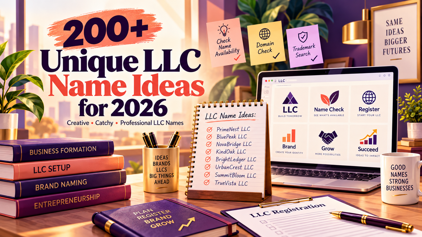 Unique LLC Name Ideas for 2026